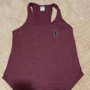 PINK racer back tank top